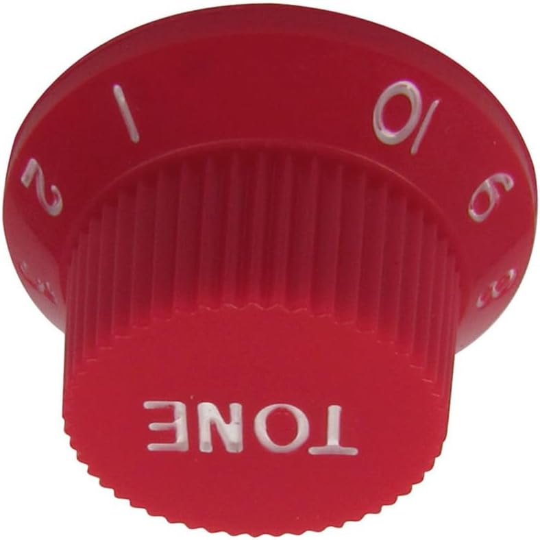 FLEOR Speed Control Knobs 2T1V Guitar Knob Set Red Fit ST Style Electric Guitar Part - Image 3